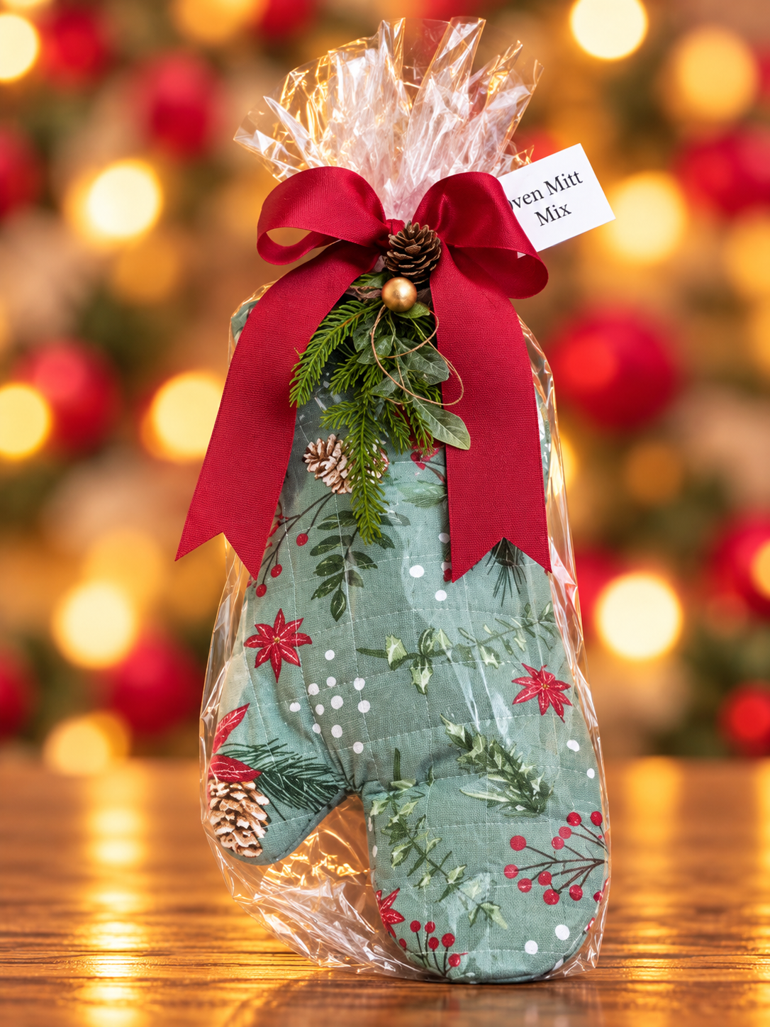 Holiday Oven Mitt ~~ Cream Cheese Poundcake Mix