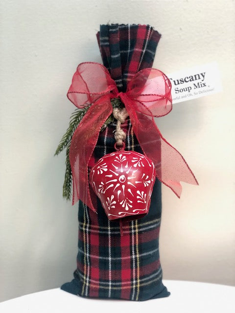 Tuscany Italian Soup Mix - Red Bell Ornament