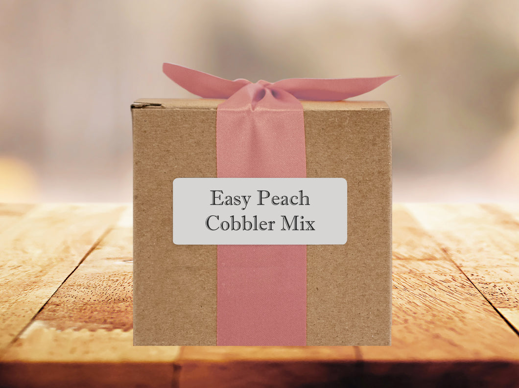 Easy Peach Cobbler Mix